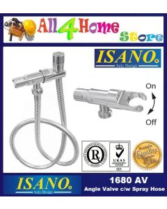 1680AV ISANO Angle Valve c/w Spray Hose