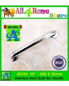 20" 500 X 32mm ALENO Stainless Steel Bathroom Grab Bar Disability Handle Hand Rail Support Aid Holder