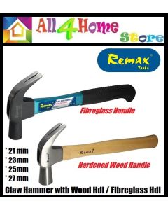 REMAX Tools High Quality Claw Hammer with Fibreglass Handle (66-CB210) / Wooden Handle (66-CW210)