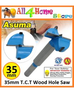 35mm ASUMA T.C.T Wood Hole Saw For Cabinet Hinges 