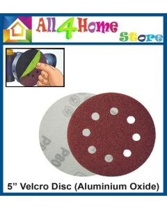125mm 5 Inch  #80 #100 #120 Wood Self-adhesive Velcro Sandpaper Sanding Disc