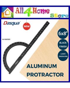 200 x 150 REMAX-DASQUA Aluminium Protractor Angle Finder 64-MM989 Black