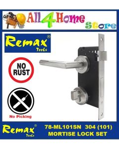 78-ML101SN REMAX SS 304 Mortise Lock Set