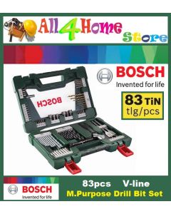 83pcs Bosch V Line Titanium Drill and Bit Set 