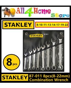 87-011 STANLEY SLIMLINE 8 piece  Combination Wrench Set
