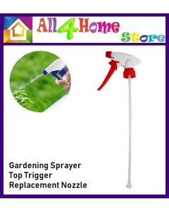 Gardening Sprayer Top Trigger Replacement Nozzle with Mist Spray & Stream Sprayer 12" x 3/4"