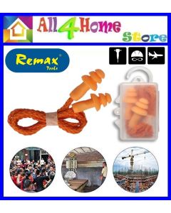 REMAX Tools Silicone Corded Ears Protector Waterproof Soft Ear Plugs Hearing Protect Safety Earplugs (One Pair) 99-UM242