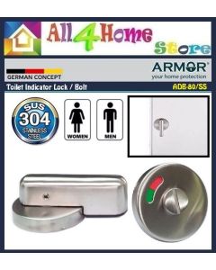 ARMOR SUS304 Stainless Steel Compliant Privacy Indicator Lock Indicator Door Lock ADB-80/SS