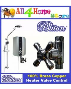 B9228 BLITON (Cross Handle )100% Brass Copper Heater Valve Control