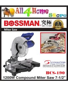 BOSSMAN 1200w Compound miter Saw 7-1/2" BCS-190