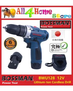 BWU128 BOSSMAN 12V Lithium-Ion Cordless Drill High Quality Power Tool