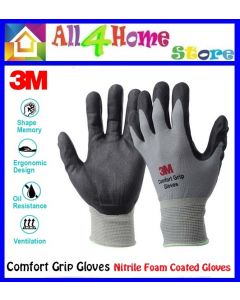 Comfort Grip Glove 3M General Use maxiflex glove welding painting gardening nitrile Foam Coated original workshop work