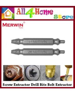  Screw Extractor Drill Bits Bolt Extractor Set Broken Damaged Bolt Remover Double Ended Damaged Screw Extractor