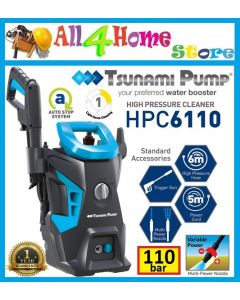 Tsunami HPC6110 1400w 110bar High Pressure Cleaner WaterJet Tsunami pump