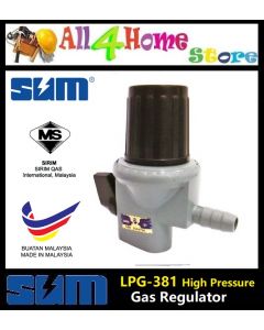 LPG-381 SUM High Pressure Gas Regulator (SIRIM Approved)