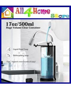 Automatic Liquid Soap Dispenser, Touchless Battery Operated Hand Soap Dispenser with Adjustable Soap Dispensing, Perfect for Commercial or Household Use