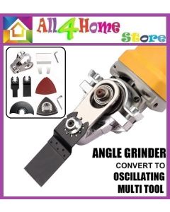10PCS Oscillating Tool Kit Adapter Converter Angle Grinder Multi Cutter Oscillating Multi Tool Wood Trimmer Saw