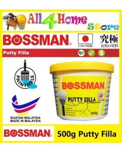 500g BOSSMAN Putty Filler Resin Clay Powerful Epoxy Adhesive Filling Cracks & Holes