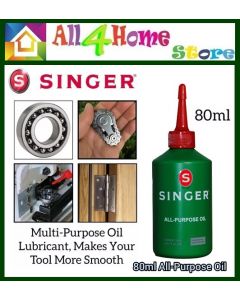 ORIGINAL SINGER Sewing Machine Oil 80CC / SINGER All Purpose Oil / Minyak Mesin Jahit