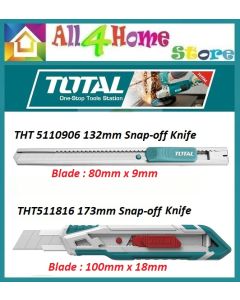 TOTAL TOOLS Snap-off Blade Knife 129mm - THT5110906