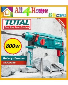 TOTAL Tools Rotary Hammer + FREE 5 pcs Accessories (800W) 电动旋锤 - TH308268-8 / TH308268