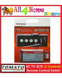 TOMATO Remote Control Switches 3 Channel for Lamps and Lights