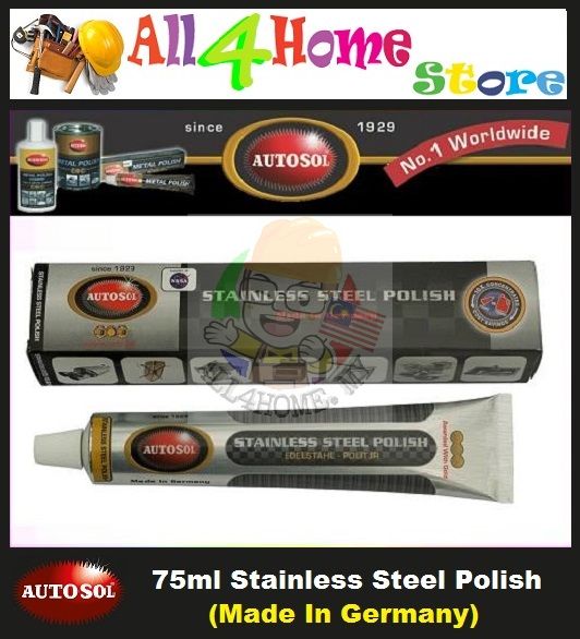 Autosol 1734A Stainless Steel Polish, 75 ml